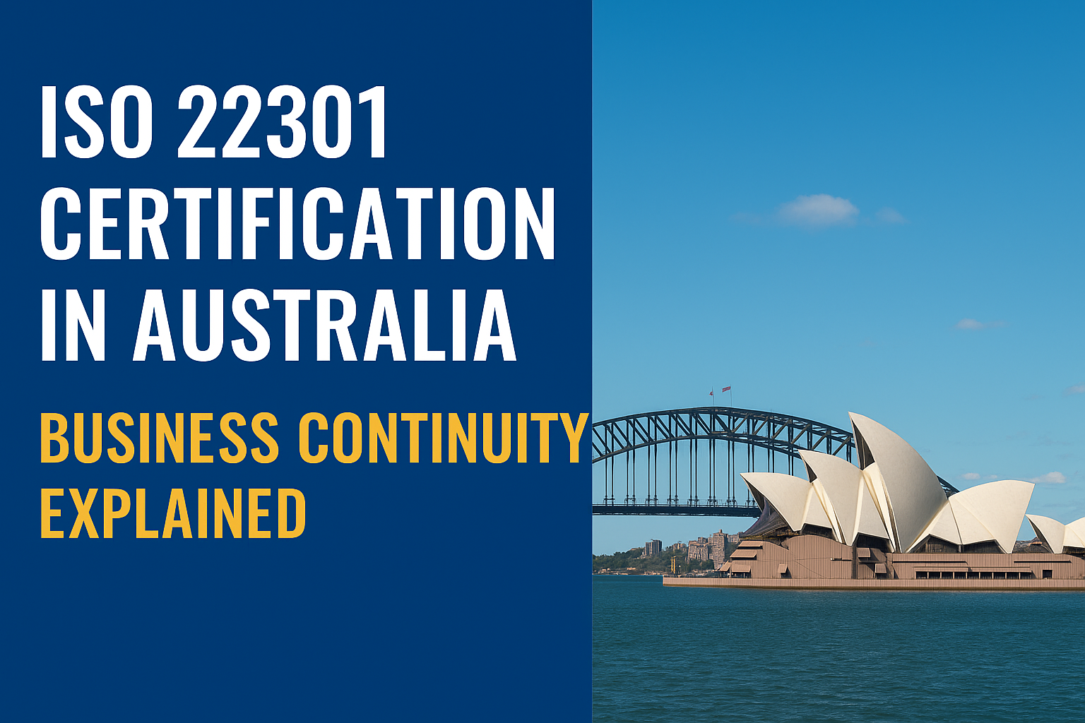 ISO 22301 Certification In Australia Business Continuity Explained – PM ...