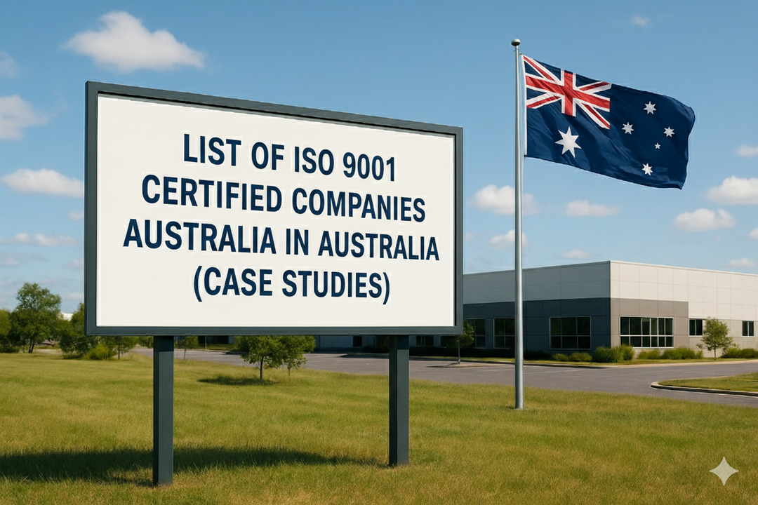 List of ISO 9001 Certified Companies in Australia (Case Studies)