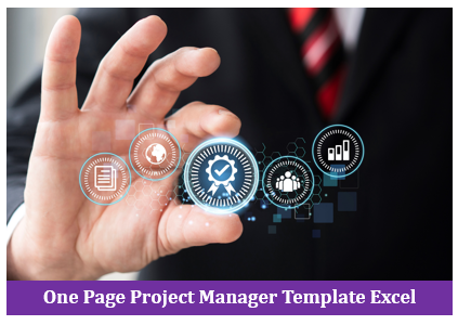 One Page Project Manager Template Excel