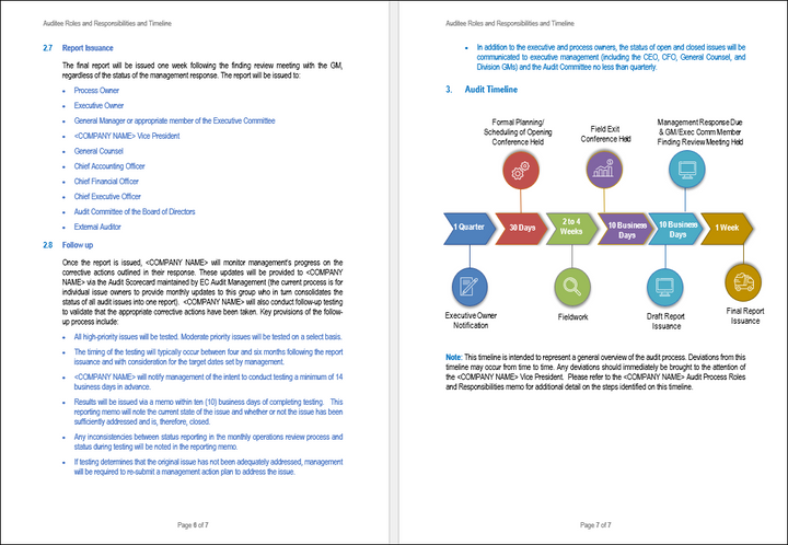 Internal Audit Framework