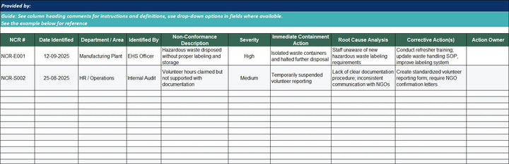 Sustainable Procurement Policy