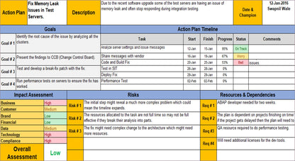 Action plan template