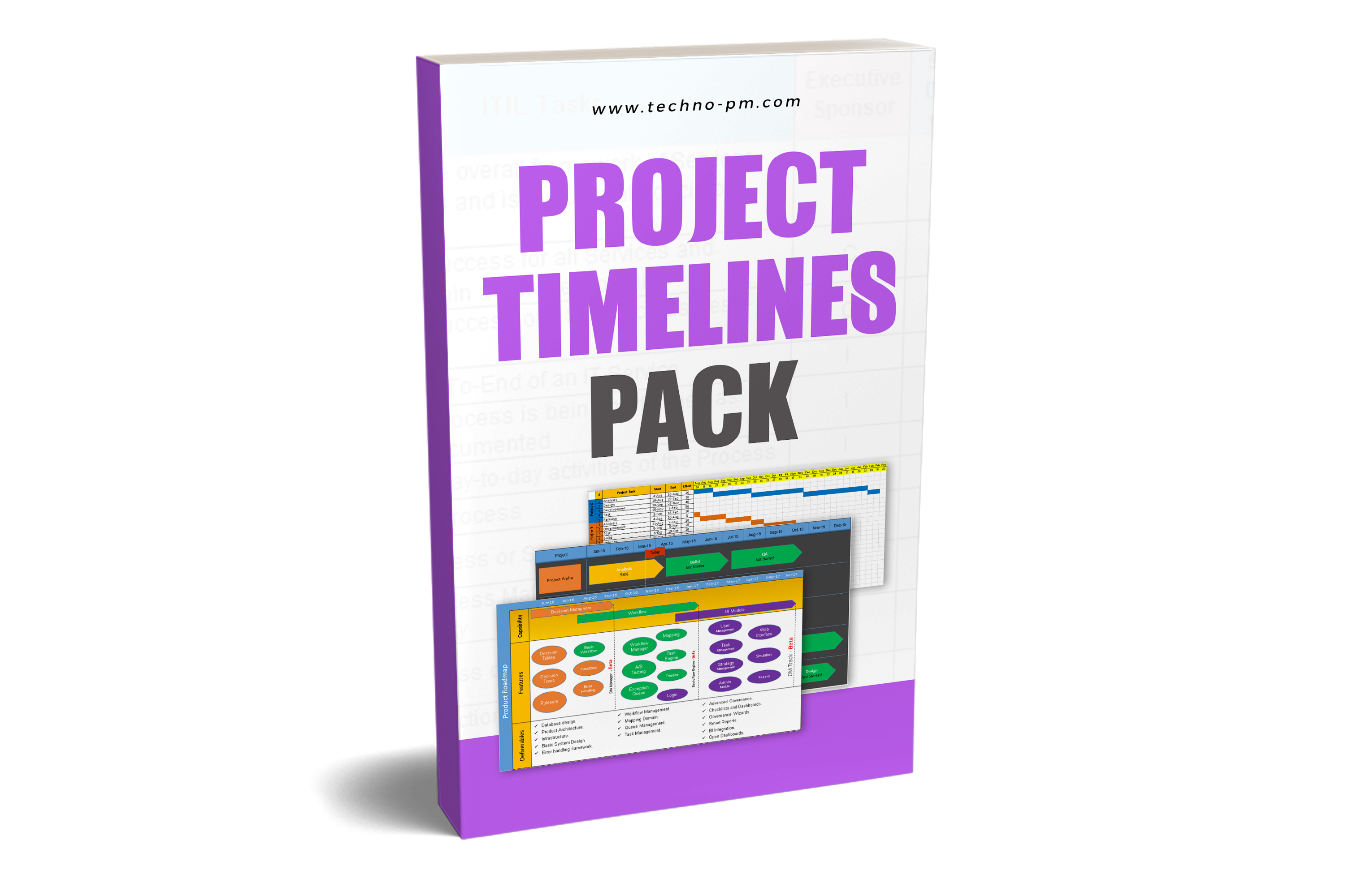 Project Timeline Notebook Project Timelines and Roadmaps (27 Templates) – PM Docs