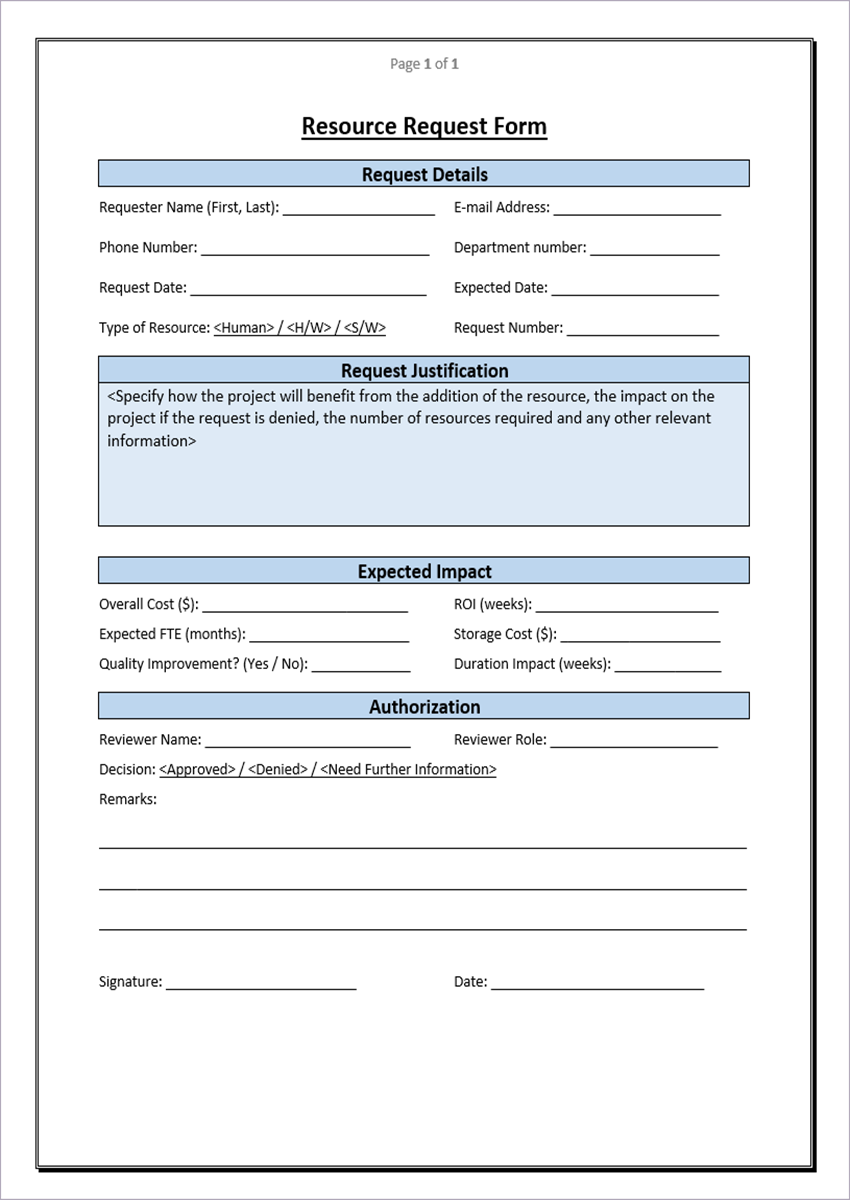 Resource and Capacity Excel Plans – PM Docs